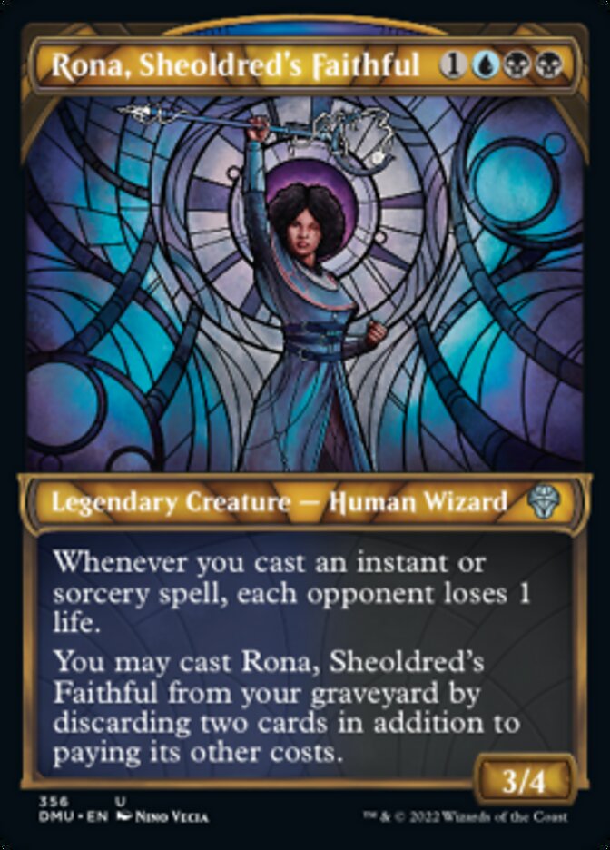 Rona, Sheoldred's Faithful (Showcase Textured) [Dominaria United] | Silver Goblin