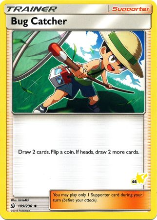 Bug Catcher (189/236) (Pikachu Stamp #46) [Battle Academy 2020] | Silver Goblin