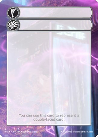 Helper Card (5/9) [Kamigawa: Neon Dynasty Tokens] | Silver Goblin