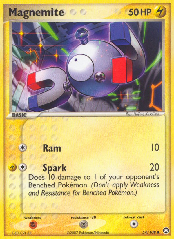 Magnemite (54/108) [EX: Power Keepers] | Silver Goblin