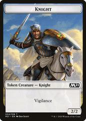Beast // Knight Double-Sided Token [Core Set 2021 Tokens] | Silver Goblin