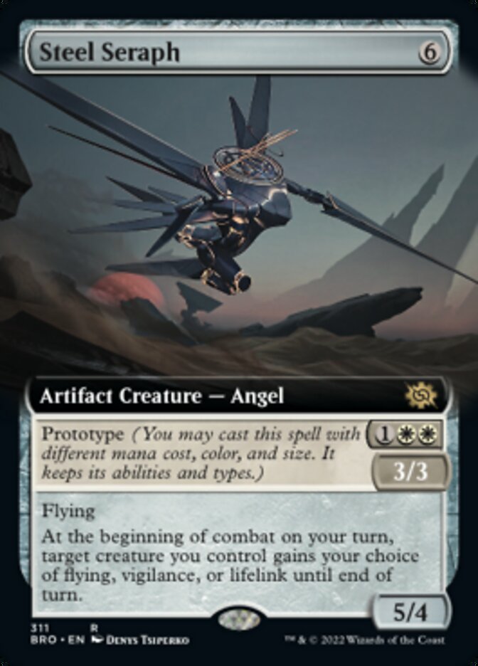 Steel Seraph (Extended Art) [The Brothers' War] | Silver Goblin