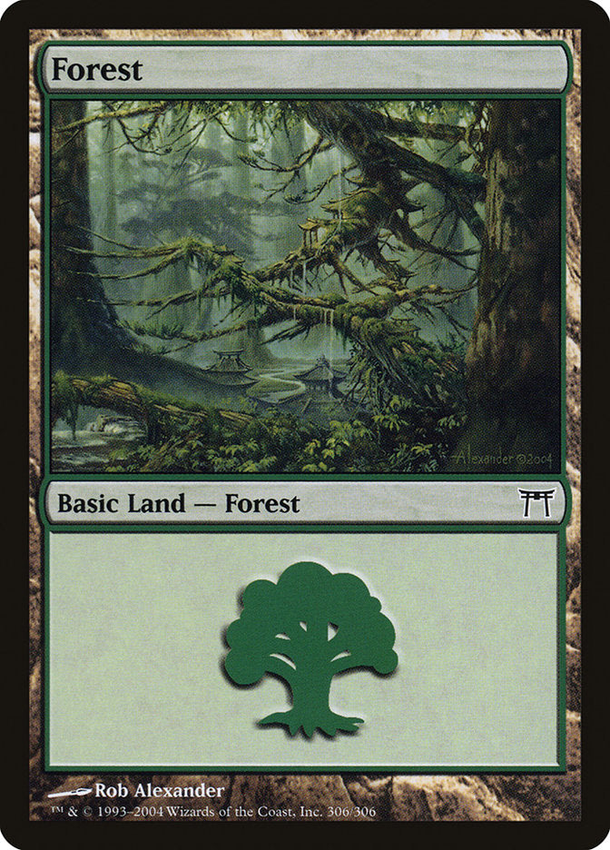 Forest (306) [Champions of Kamigawa] | Silver Goblin