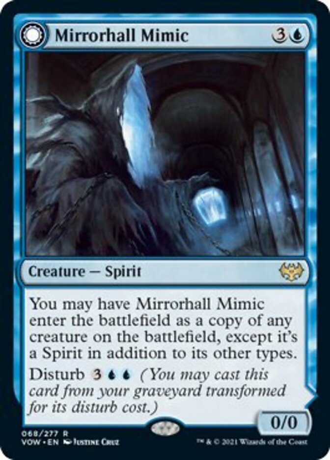 Mirrorhall Mimic // Ghastly Mimicry [Innistrad: Crimson Vow] | Silver Goblin