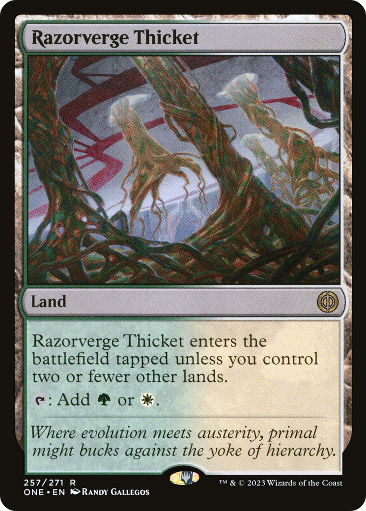 Razorverge Thicket [Phyrexia: All Will Be One] | Silver Goblin