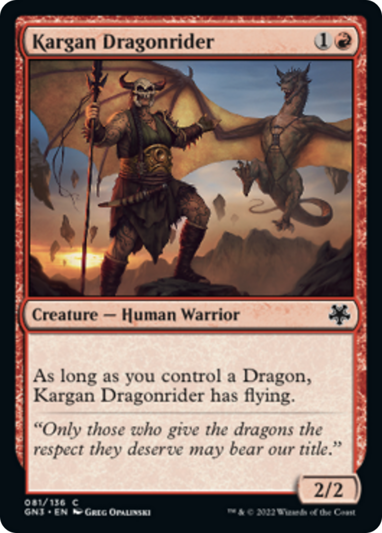 Kargan Dragonrider [Game Night: Free-for-All] | Silver Goblin