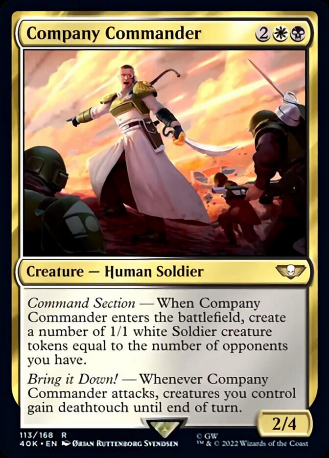 Company Commander [Warhammer 40,000] | Silver Goblin