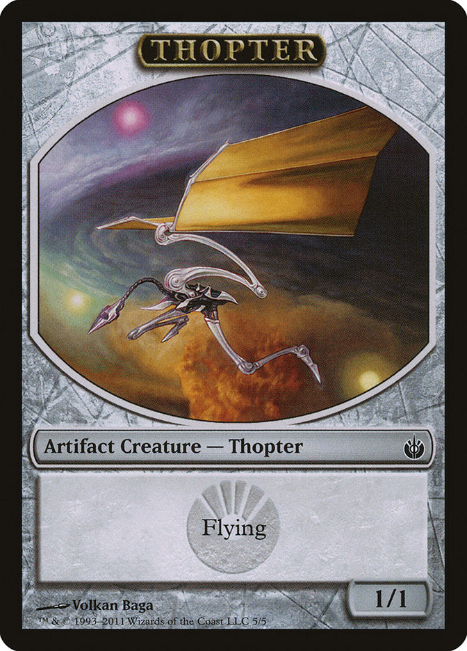 Thopter Token [Mirrodin Besieged Tokens] | Silver Goblin