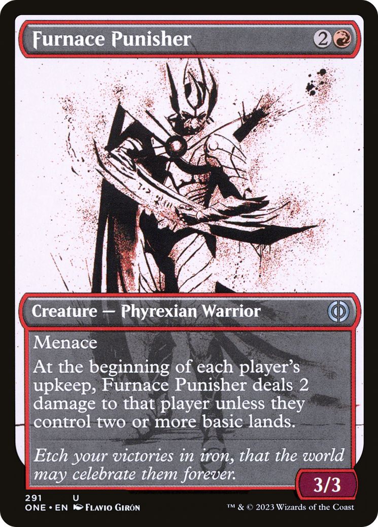 Furnace Punisher (Showcase Ichor) [Phyrexia: All Will Be One] | Silver Goblin
