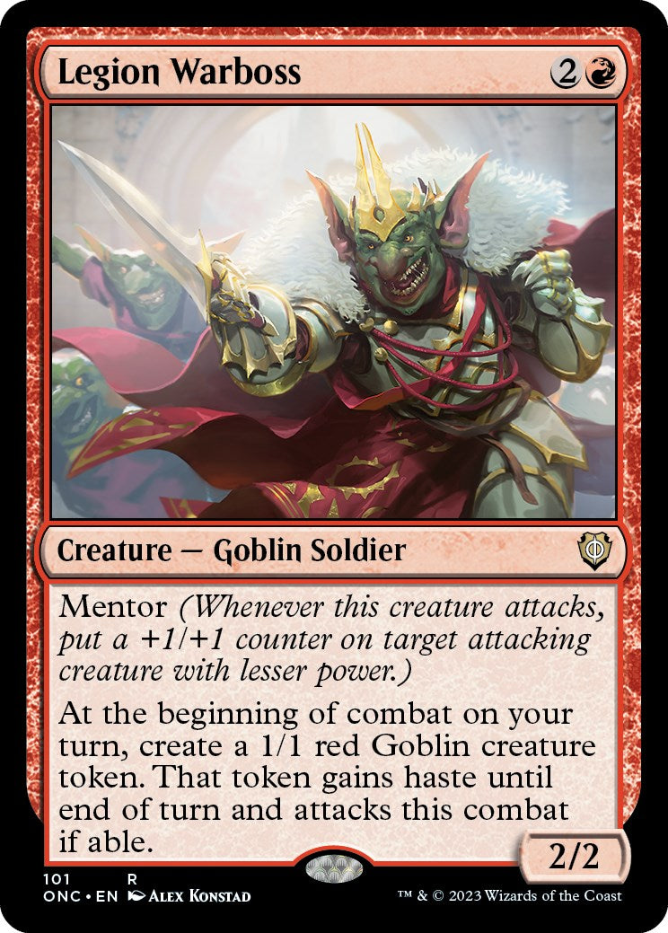 Legion Warboss [Phyrexia: All Will Be One Commander] | Silver Goblin