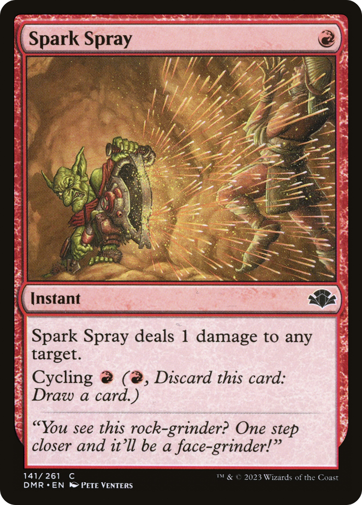 Spark Spray [Dominaria Remastered] | Silver Goblin