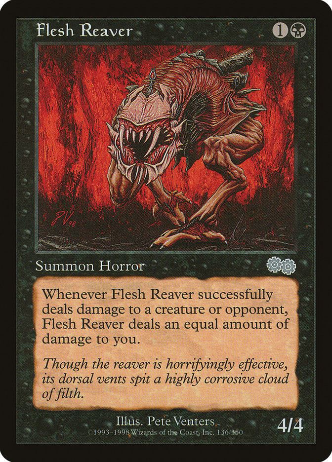 Flesh Reaver [Urza's Saga] | Silver Goblin