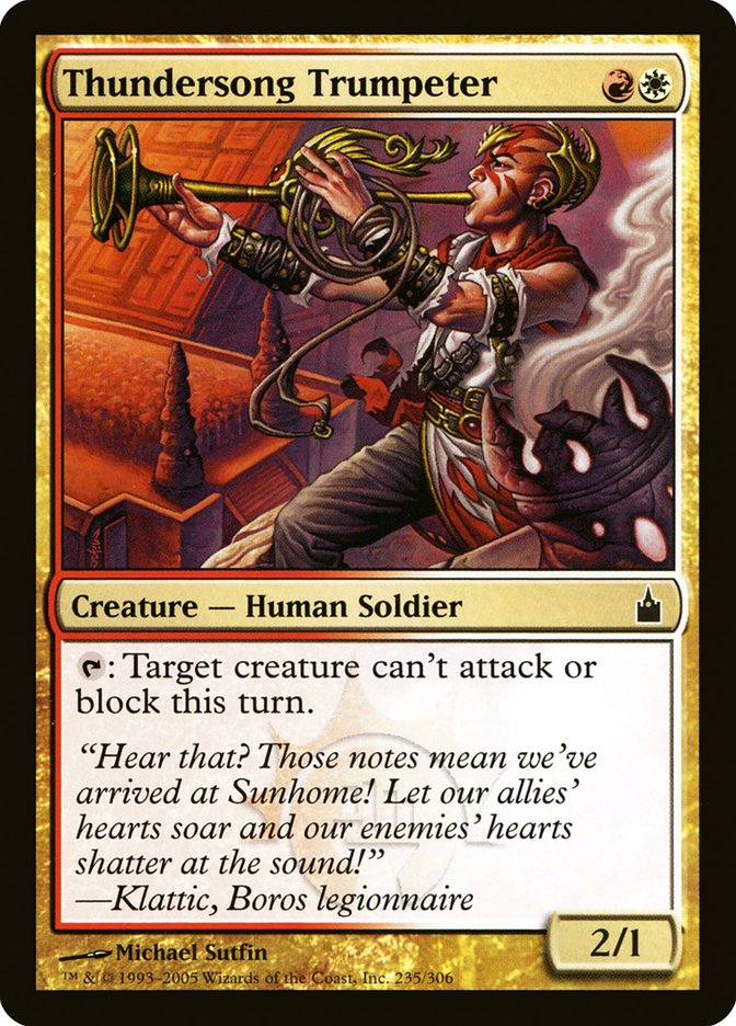 Thundersong Trumpeter [Ravnica: City of Guilds] | Silver Goblin