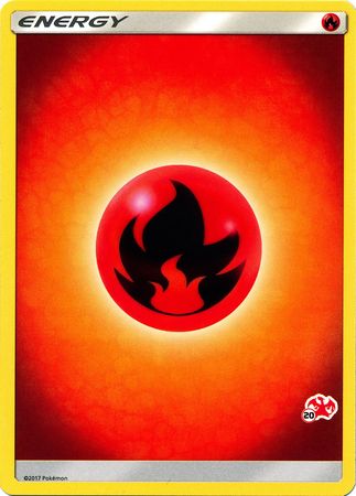 Fire Energy (Charizard Stamp #20) [Battle Academy 2020] | Silver Goblin