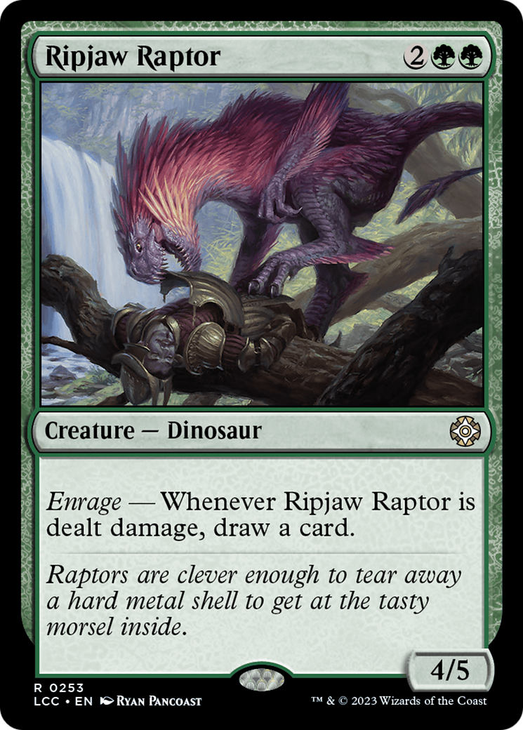 Ripjaw Raptor [The Lost Caverns of Ixalan Commander] | Silver Goblin