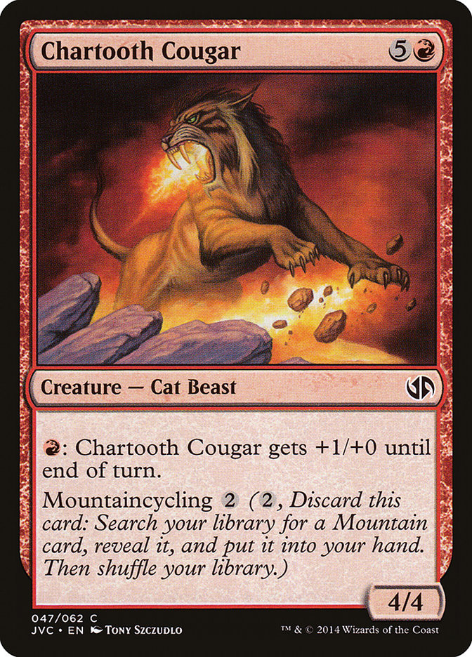 Chartooth Cougar [Duel Decks Anthology] | Silver Goblin