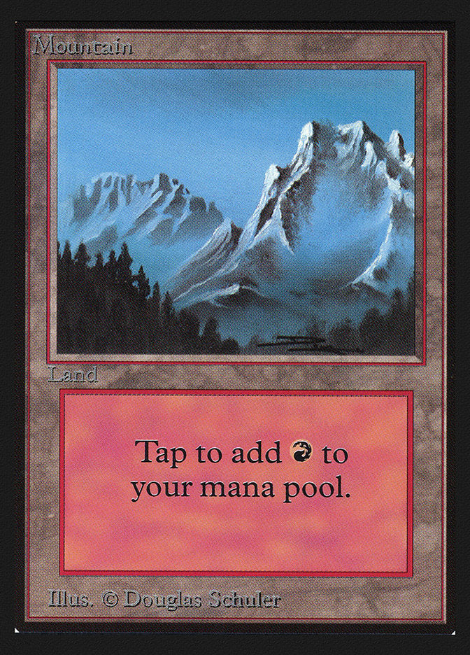 Mountain (Snow Top / Highest Point on Right) [International Collectors' Edition] | Silver Goblin