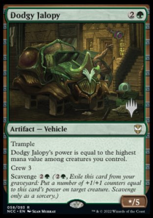 Dodgy Jalopy (Promo Pack) [Streets of New Capenna Commander Promos] | Silver Goblin