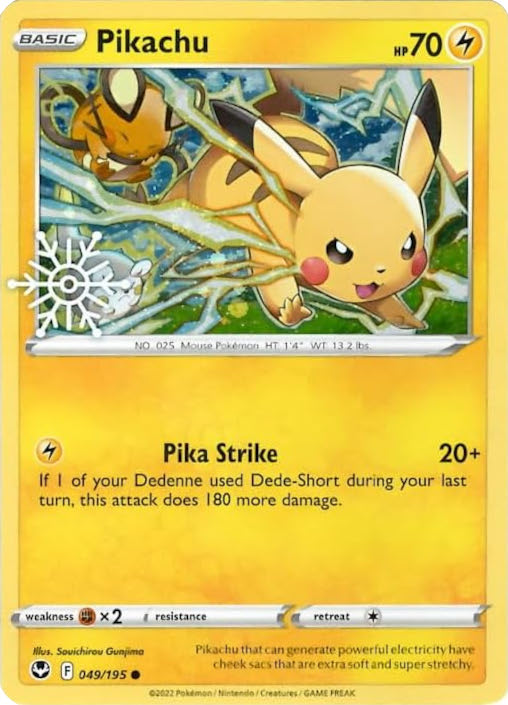 Pikachu - 049/195 (Holiday Calendar) (49) Holofoil - Miscellaneous Cards & Products