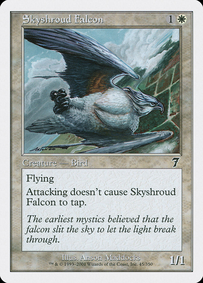 Skyshroud Falcon [Seventh Edition] | Silver Goblin