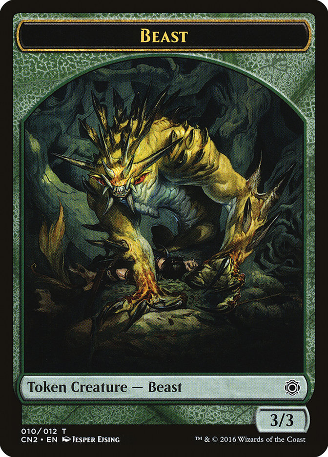 Beast Token [Conspiracy: Take the Crown Tokens] | Silver Goblin