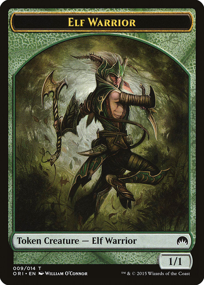 Elf Warrior Token [Magic Origins Tokens] | Silver Goblin