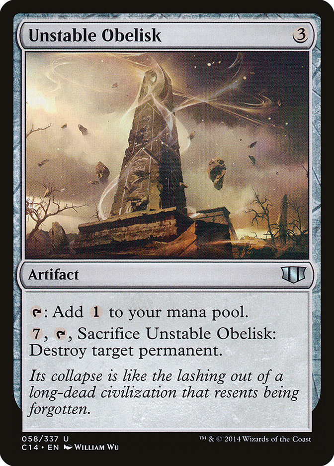 Unstable Obelisk [Commander 2014] | Silver Goblin