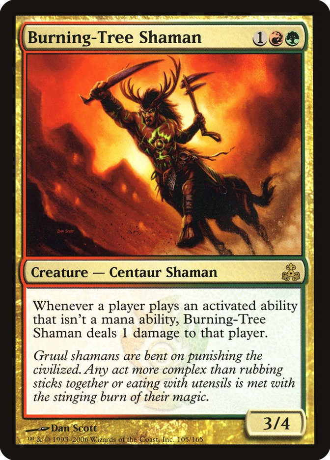 Burning-Tree Shaman [Guildpact] | Silver Goblin