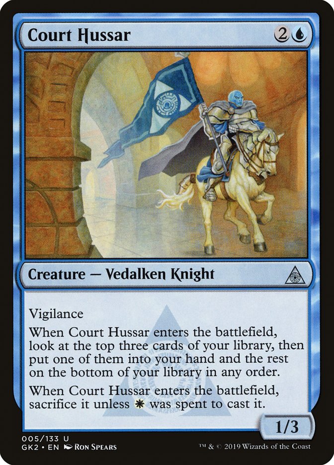 Court Hussar [Ravnica Allegiance Guild Kit] | Silver Goblin
