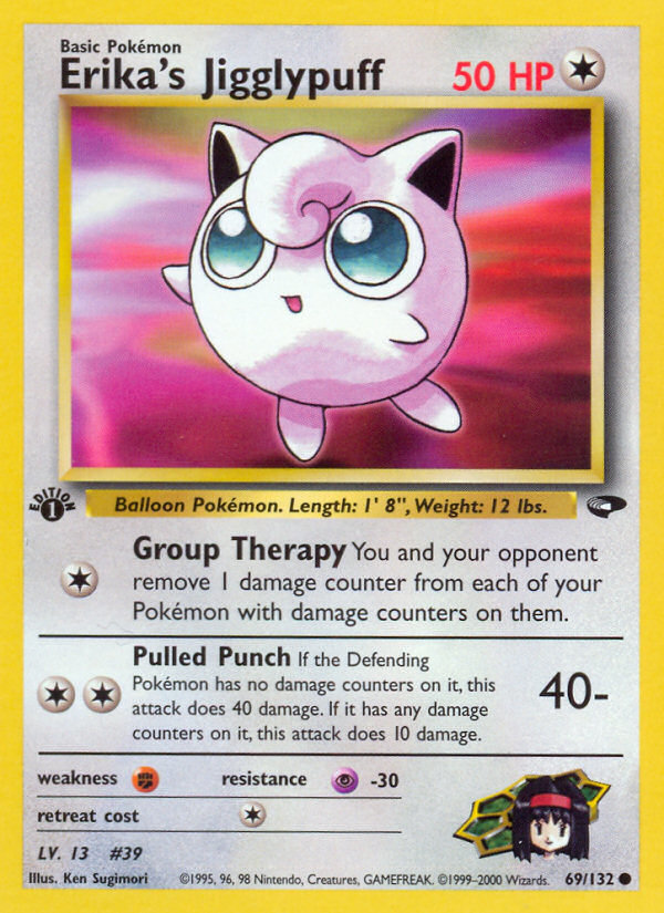 Erika's Jigglypuff (69/132) [Gym Challenge 1st Edition] | Silver Goblin