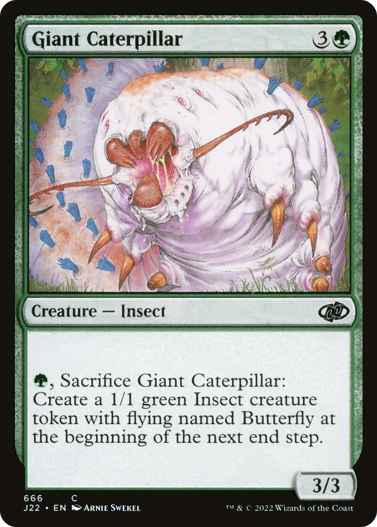 Giant Caterpillar [Jumpstart 2022] | Silver Goblin