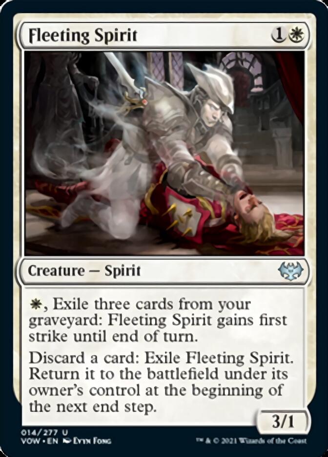 Fleeting Spirit [Innistrad: Crimson Vow] | Silver Goblin
