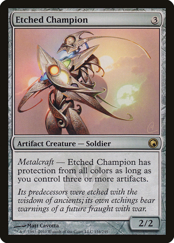 Etched Champion [Scars of Mirrodin] | Silver Goblin