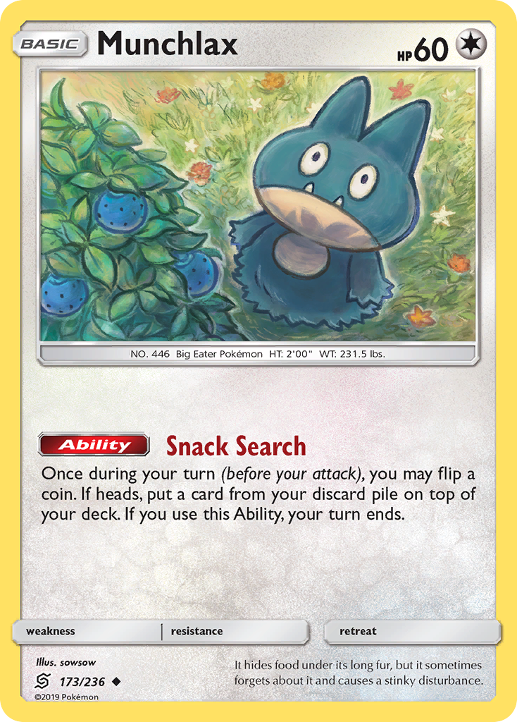 Munchlax (173/236) [Sun & Moon: Unified Minds] | Silver Goblin