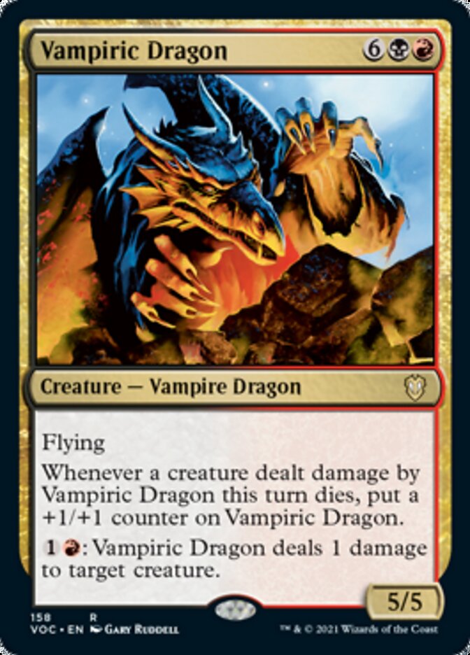 Vampiric Dragon [Innistrad: Crimson Vow Commander] | Silver Goblin