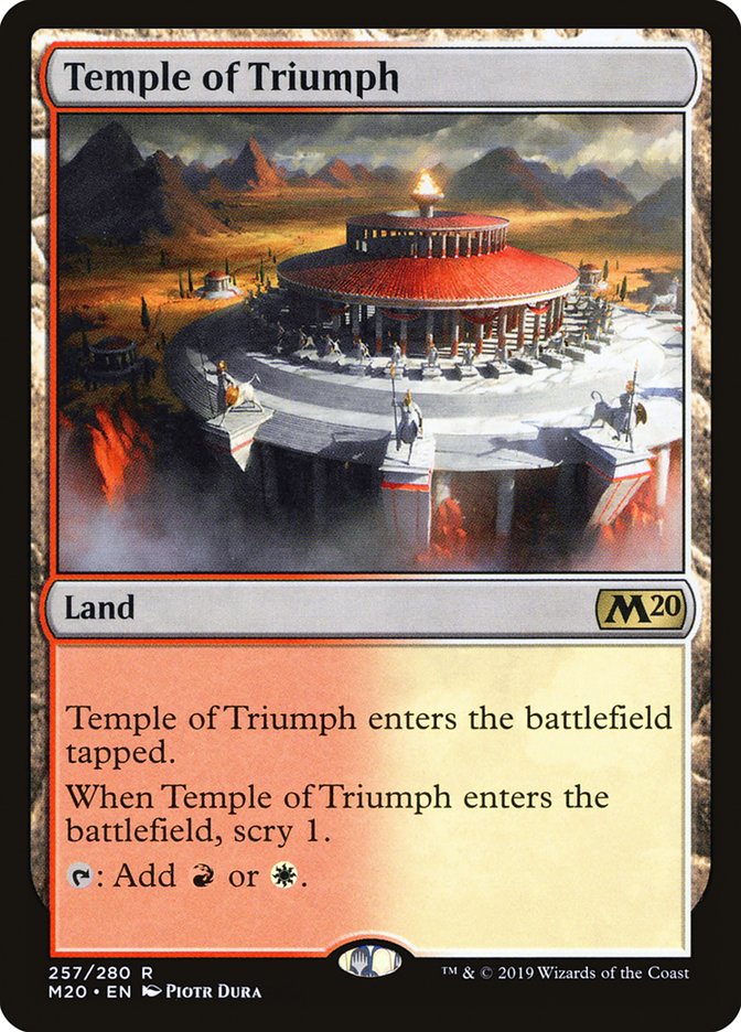 Temple of Triumph [Core Set 2020] | Silver Goblin