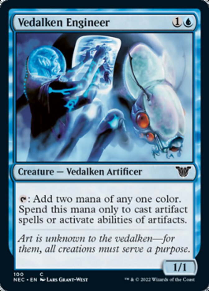 Vedalken Engineer [Kamigawa: Neon Dynasty Commander] | Silver Goblin