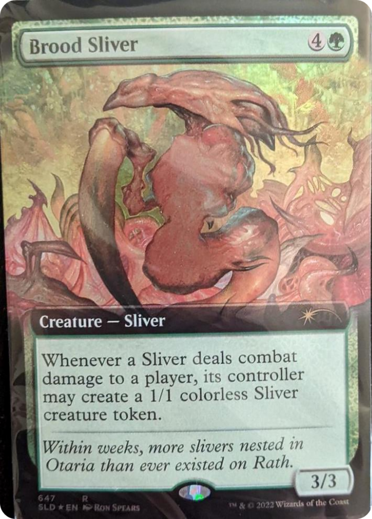 Brood Sliver (Extended Art) [Secret Lair Drop Promos] | Silver Goblin