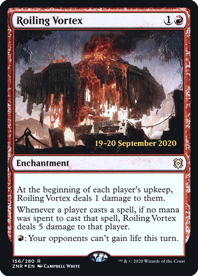 Roiling Vortex [Zendikar Rising Prerelease Promos] | Silver Goblin