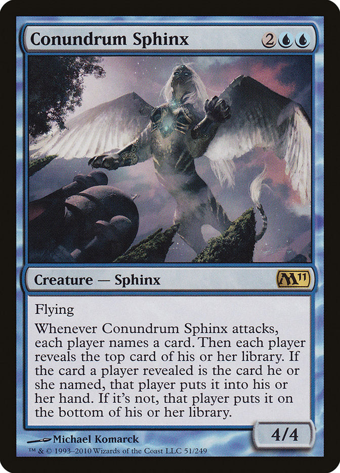 Conundrum Sphinx [Magic 2011] | Silver Goblin