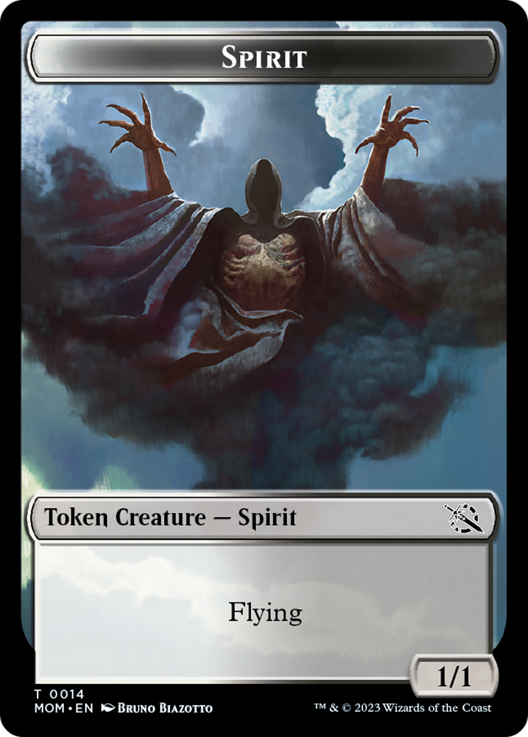 Spirit Token [March of the Machine Tokens] | Silver Goblin