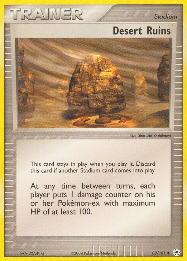 Desert Ruins (88/101) [EX: Hidden Legends] | Silver Goblin