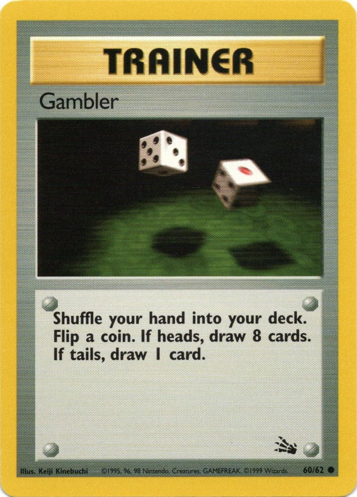 Gambler (60/62) [Fossil Unlimited] | Silver Goblin
