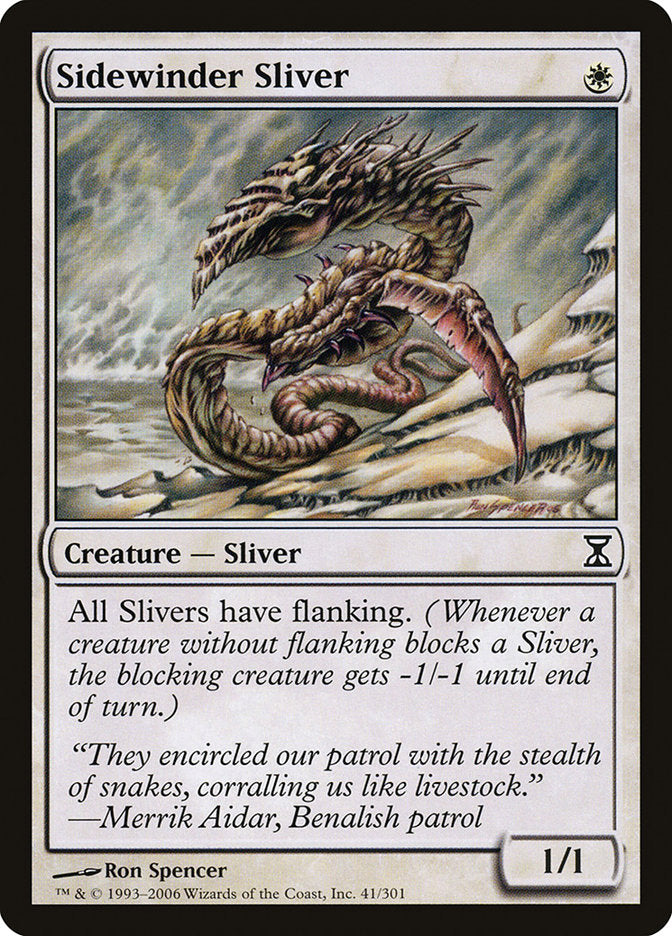 Sidewinder Sliver [Time Spiral] | Silver Goblin