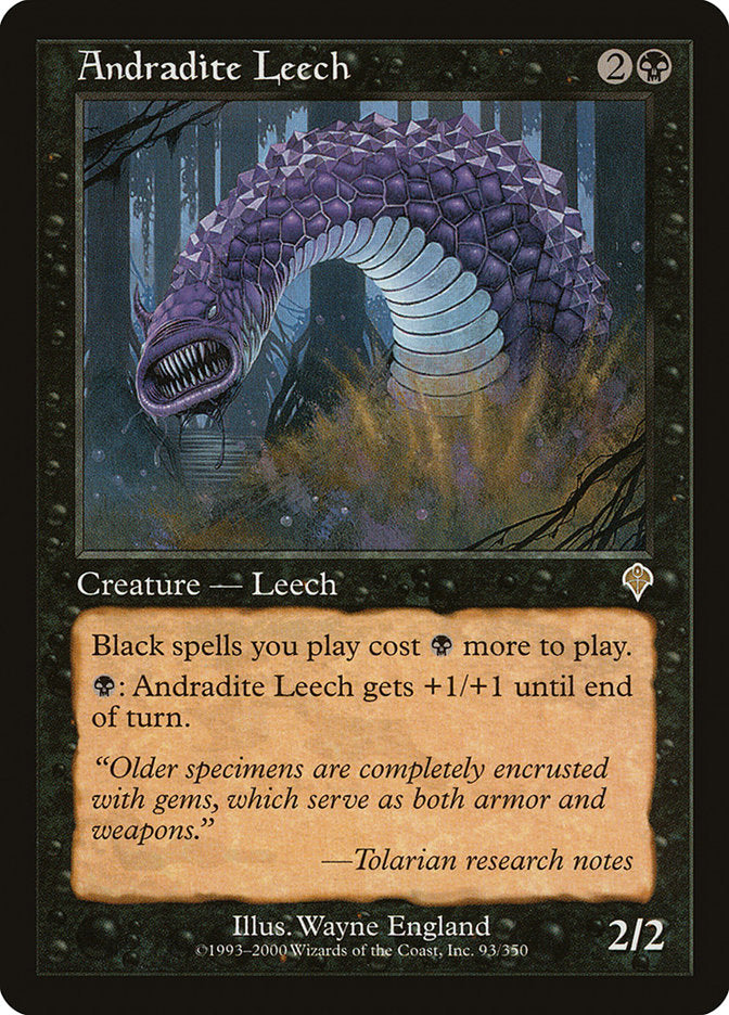 Andradite Leech [Invasion] | Silver Goblin