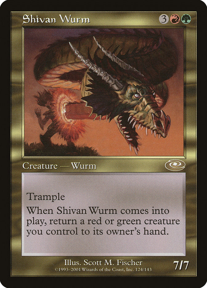 Shivan Wurm [Planeshift] | Silver Goblin