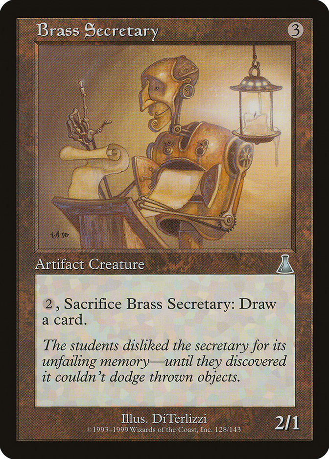 Brass Secretary [Urza's Destiny] | Silver Goblin