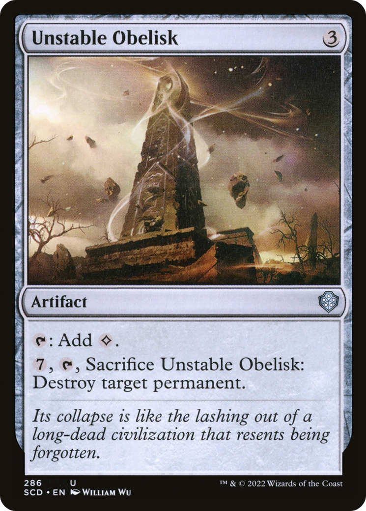 Unstable Obelisk [Starter Commander Decks] | Silver Goblin