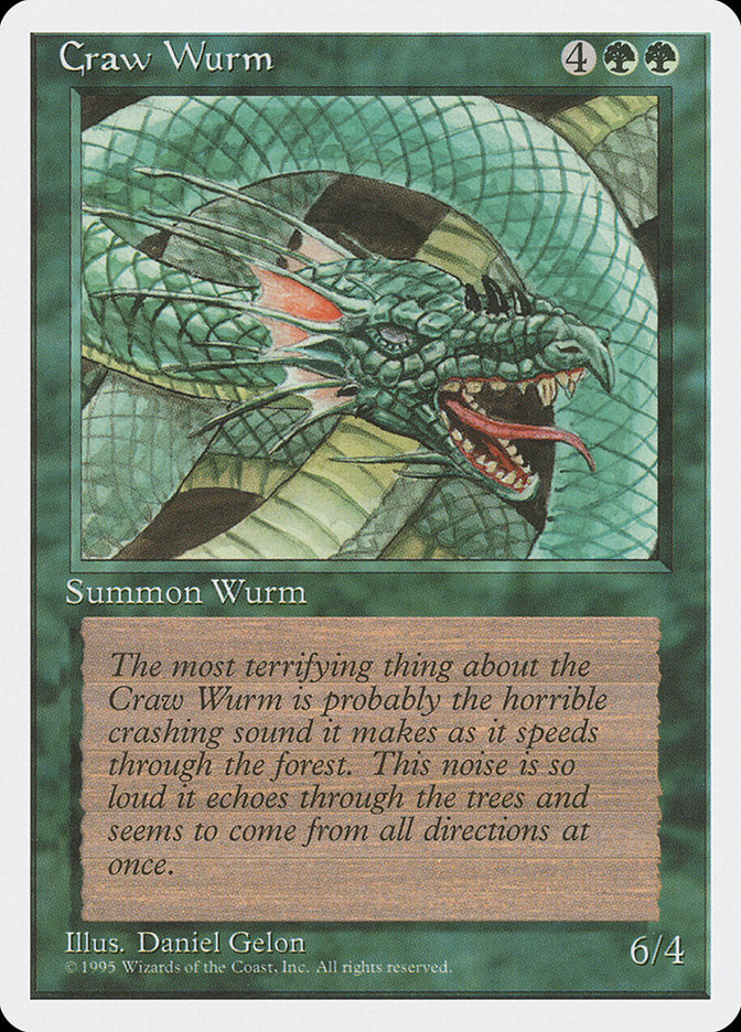 Craw Wurm [Fourth Edition] | Silver Goblin