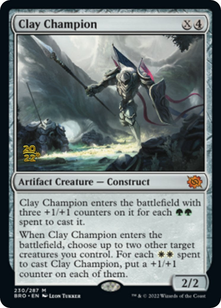 Clay Champion [The Brothers' War Prerelease Promos] | Silver Goblin